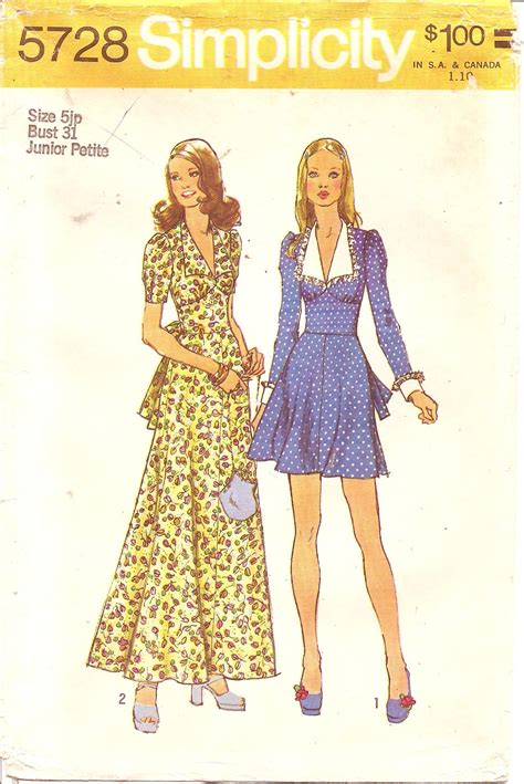 Simplicity 5728 | Vintage Sewing Patterns | Fandom powered by Wikia