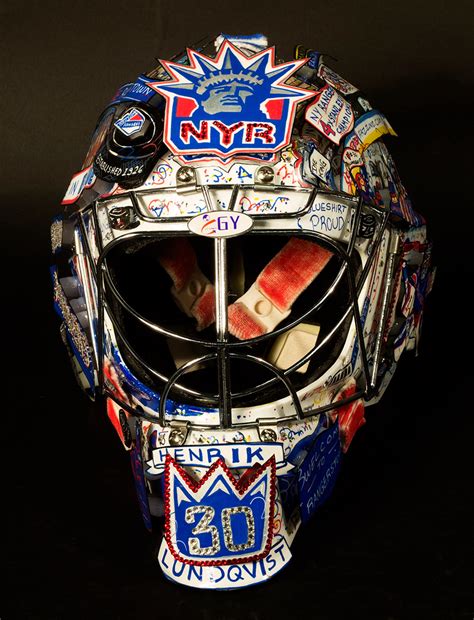 NY Rangers Goalie Helmet | Fazzino