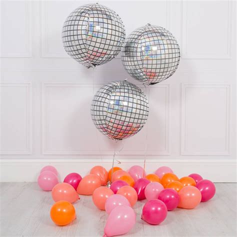 DISCO BALL BALLOON Disco Ball Party Disco Ball Balloon Pk of | Etsy