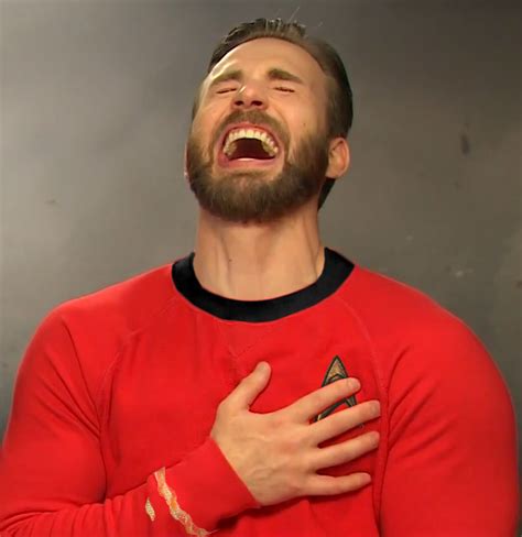 Problematic Redshirt | Problematic Fave / Laughing Chris Evans | Know Your Meme