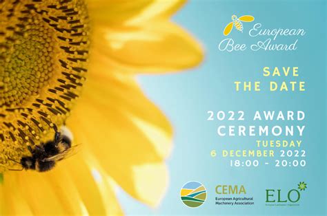 CEMA - European Agricultural Machinery - 2022 European Bee Award ...