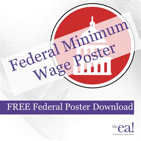 Federal Minimum Wage Poster – The Employers' Association