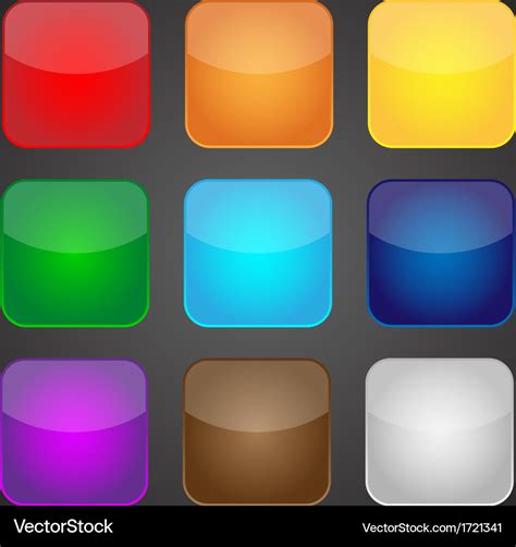 Set of color apps icons - background Royalty Free Vector