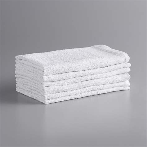 Multi-Purpose White Terry Cloth Towels in Bulk - 40 lb.