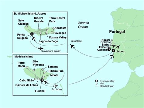 Portugal map - Amazing Journeys