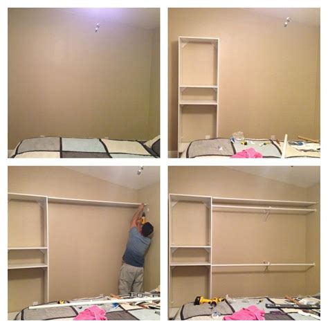 DIY Closet! Have a plain wall? Need more closet space? Build your own closet! | My Home Decor ...