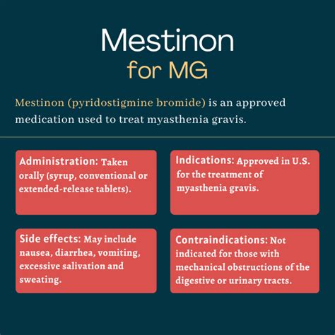 Mestinon (pyridostigmine bromide) | Myasthenia Gravis News