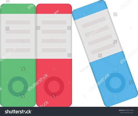 File Vector Colour Flat Icon Stock Vector (Royalty Free) 1883671090 ...