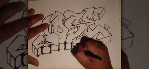 How to Write a name in an old school graffiti style « Graffiti & Urban Art