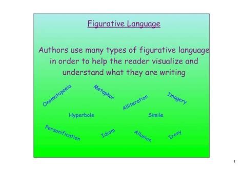 (PDF) Figurative Language Authors use many types of figurative language ...