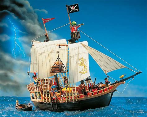 Playmobil Set: 3750v1 - pirate ship - Klickypedia