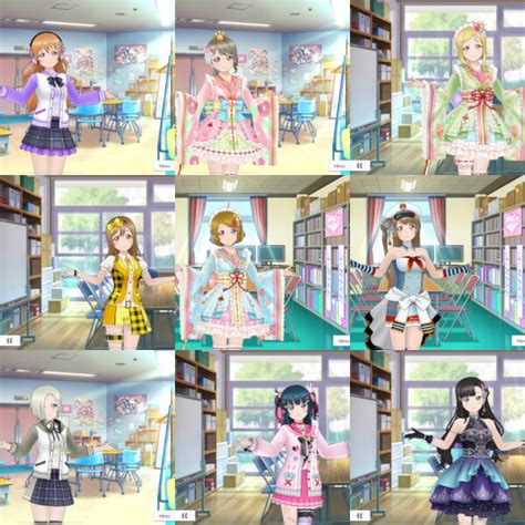 Costumes list | All Stars | Idol Story - Love Live!