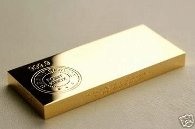 CHALLENGE COIN FORT KNOX REPLICA BRASS GOLD PLATED BAR | #38182022