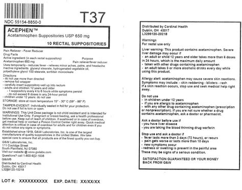 ACEPHEN- acetaminophen suppository