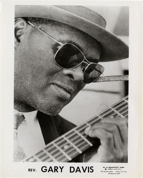 Reverend Gary Davis (April 30, 1896 – May 5, 1972) Blues and gospel singer and guitarist, who ...