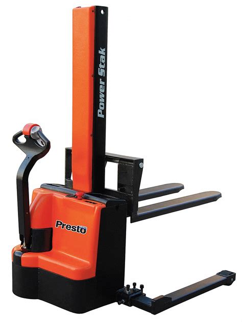 PRESTO LIFTS Powered Straddle Stacker, 2,200 lb Load Capacity - 2JFE2 ...