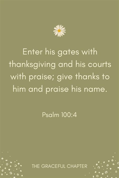 44 Thanksgiving Psalms Verses - The Graceful Chapter