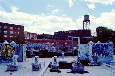 Water Tower & Graffiti in Queens Photography Print New York