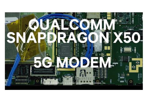 Qualcomm - first 5G data connection on a 5G modem chipset ~ Converge! Network Digest