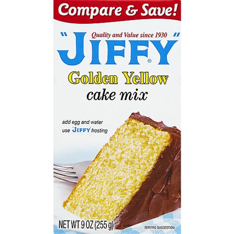 Jiffy Cake Mix, Golden Yellow 9 Oz | Buehler's