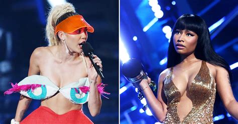 Miley Cyrus v. Nicki Minaj | Celebrity Feuds: The Biggest Ever! | Us Weekly