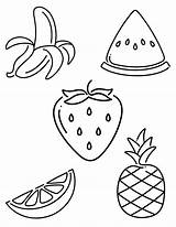 Printable Fruit Coloring Page For Kids Food  Nation sketch template