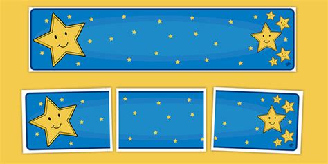 👉 Smiley Star Banner - Editable | Classroom Display