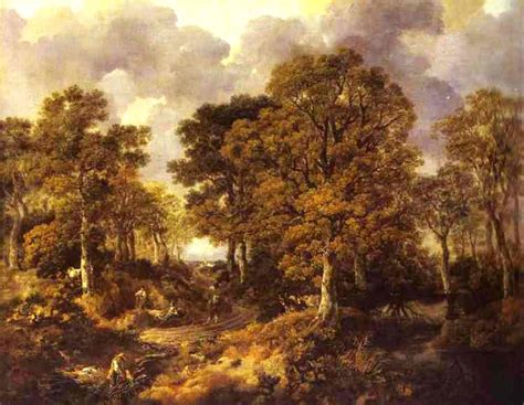 Forest (Cornard Wood) - Thomas Gainsborough - WikiArt.org ...