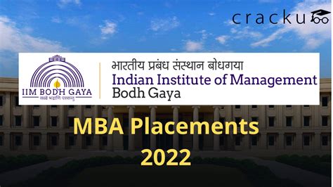 IIM Bodh Gaya MBA Placements 2022 - Cracku