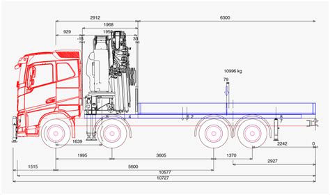 Hiab Truck Dimensions, HD Png Download , Transparent Png Image - PNGitem