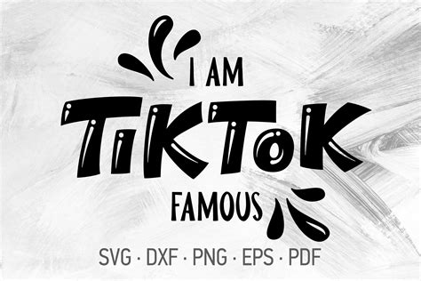 Tiktok Svg Cricut Cut Files Funny Tiktok T Shirt Design Tik Tok Logo ...