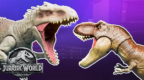 Jurassic World Logo Indominus Rex VS Tyrannosaurus Rex Edible Cake Topper Image ABPID00290V2 ...