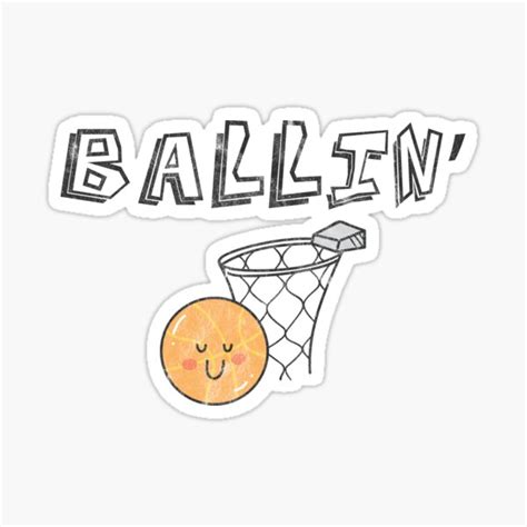 "Ballin'" Sticker for Sale by GladiusStore | Redbubble