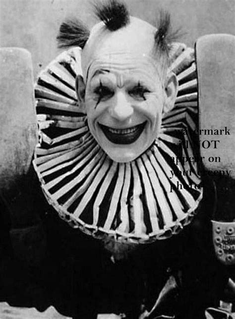 4x6 Scary Vintage Creepy Clown PHOTO Circus Freak Strange - Etsy UK