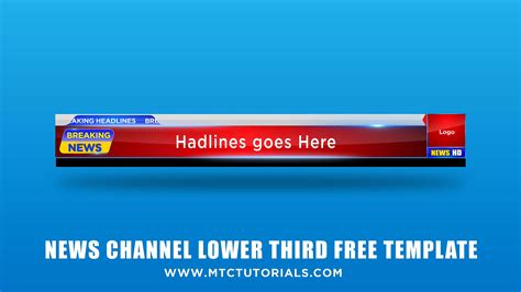 News Lower Third Templates Free Download