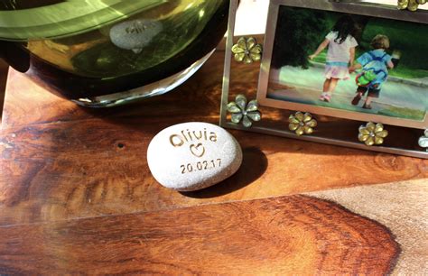 Custom Name Stone Engraved Stone Personalised Pebble Engraved - Etsy