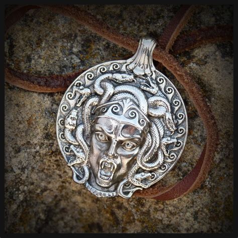 Pendant Medusa Gorgon-Gorgoneion-mythology pendant-myths | Etsy