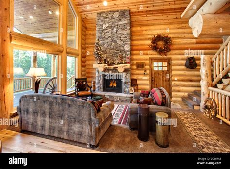 Fireplace log hi-res stock photography and images - Alamy