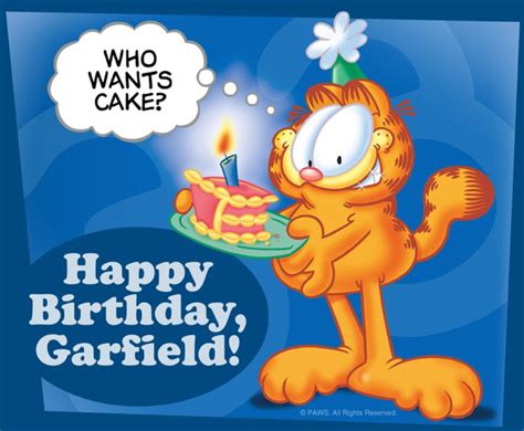 Catsparella: Happy Birthday, Garfield!