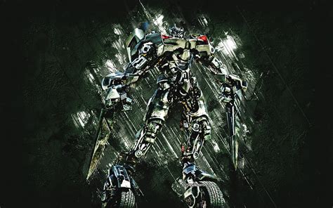 Sideswipe, Transformers, Autobot, Sideswipe Transformer, gray stone background, HD wallpaper ...