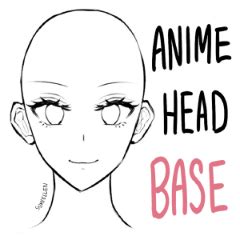 Anime girl head BASE - CLIP STUDIO ASSETS