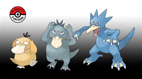 054 - 055 Psyduck Line (Old) by InProgressPokemon on DeviantArt