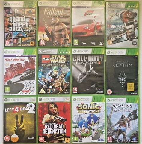 Xbox 360 Video Games List