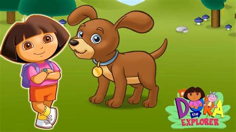 Dora the explorer Perrito's Puppy Tricks. Games for kids Online - YouTube