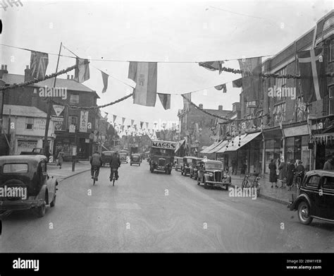 Royal visit slough Black and White Stock Photos & Images - Alamy