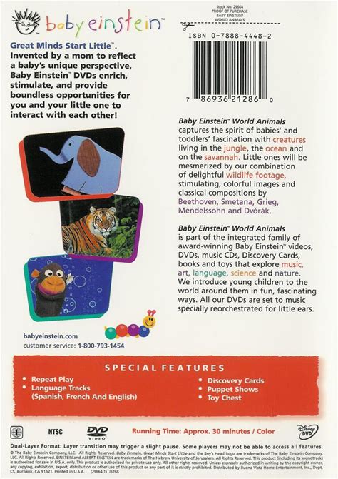 Baby Einstein World Animals DVD | eBay