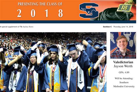 Copies of Sachse High Graduation Section available | Sachse News