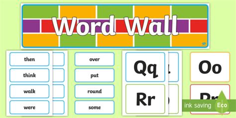 First Grade Word Wall (teacher made)