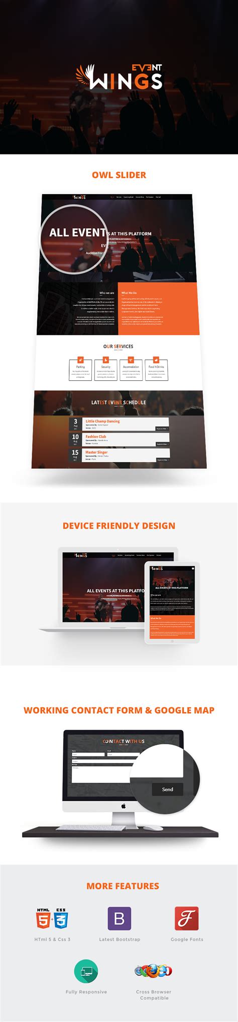 Event Management HTML Website Template - SoftBundles