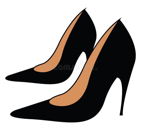 Chaussure De Talon Haut De Vecteur Dans La Couleur 9 Illustration de Vecteur - Illustration du ...